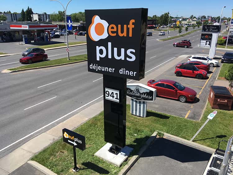Installation Enseignes Rive-Sud de Montréal