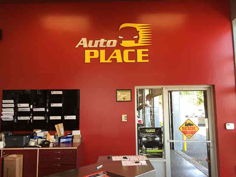 enseigne auto place